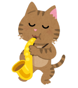 music_animal_cat_sax