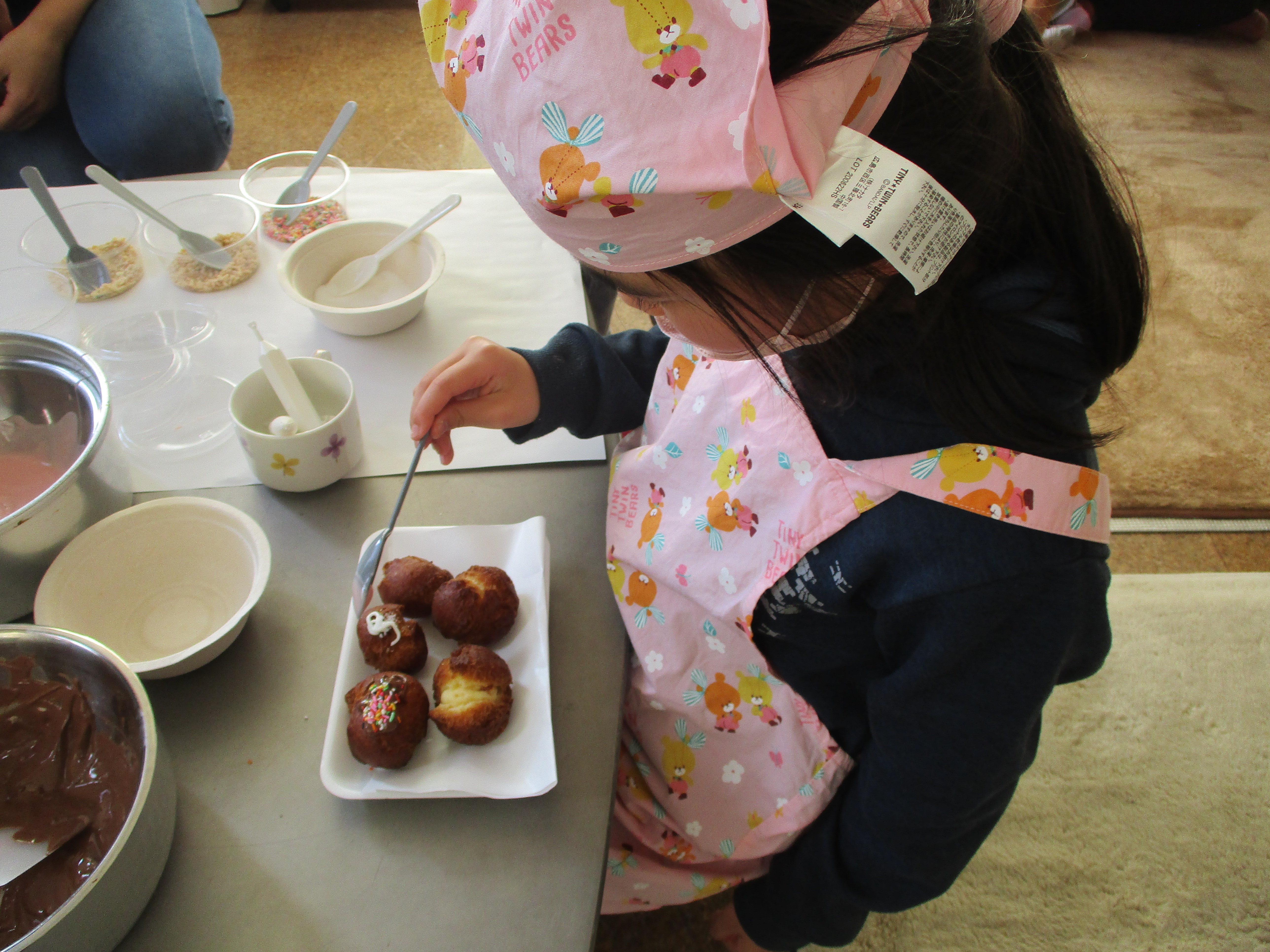 母の日のプレゼント作り