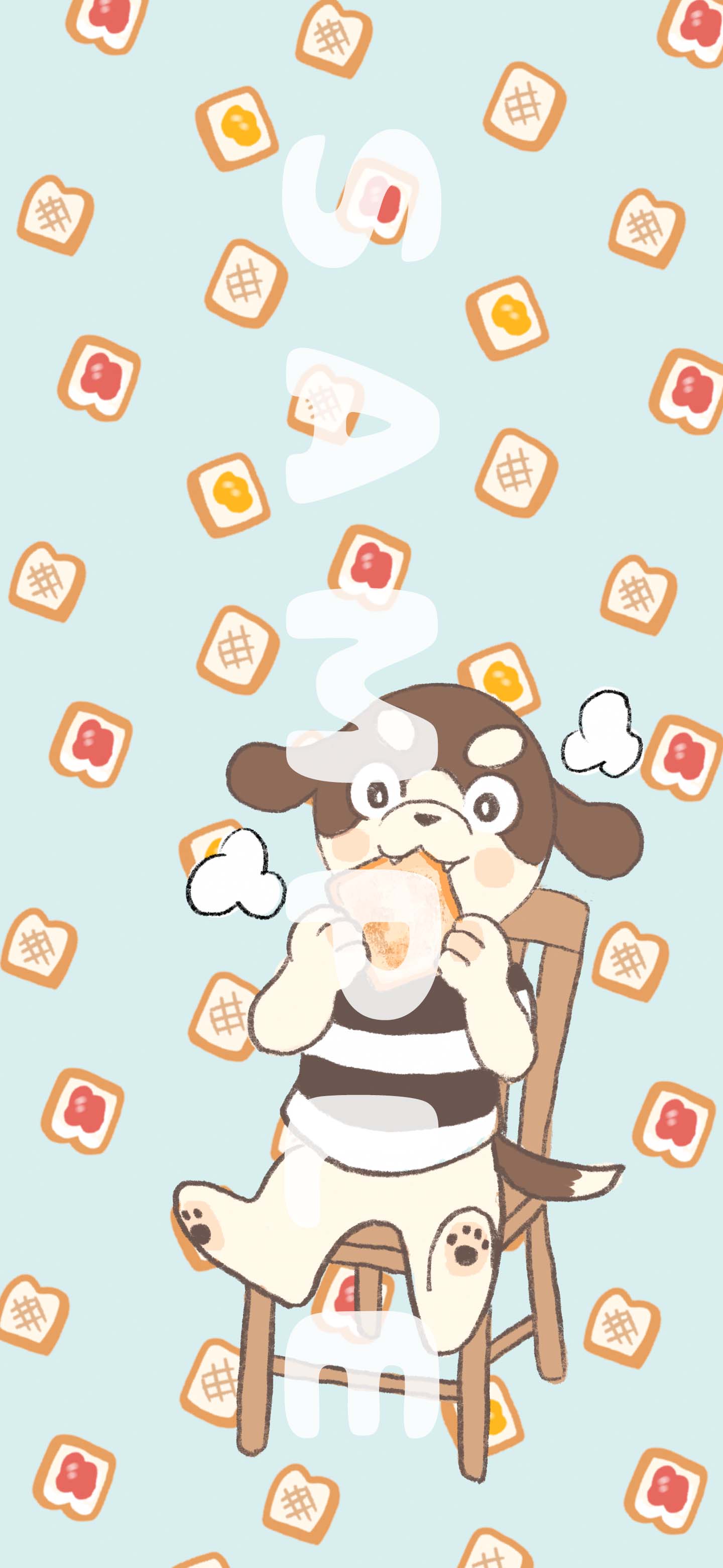 しまいくオリジナル⚡スマホ壁紙プレゼント3月ver