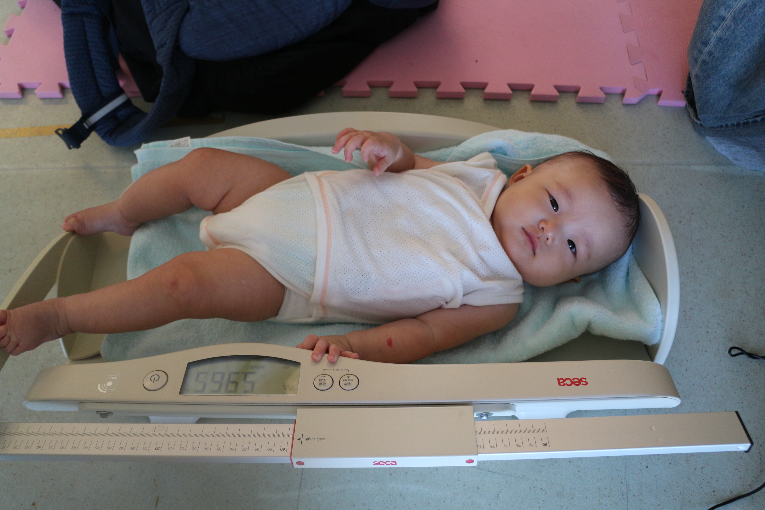 たんぽぽ広場　身体測定