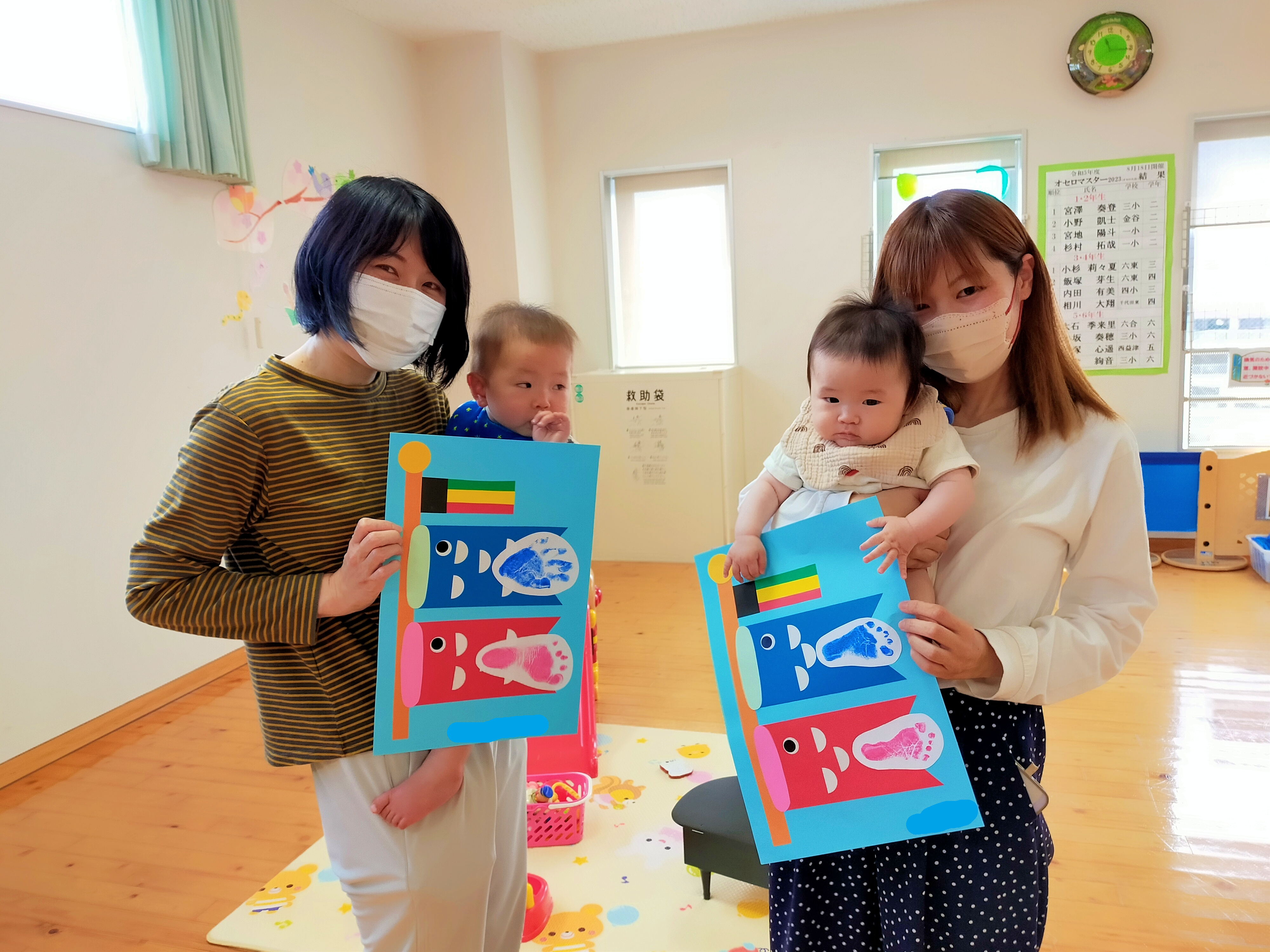 ふれあいタイム～手形アート～