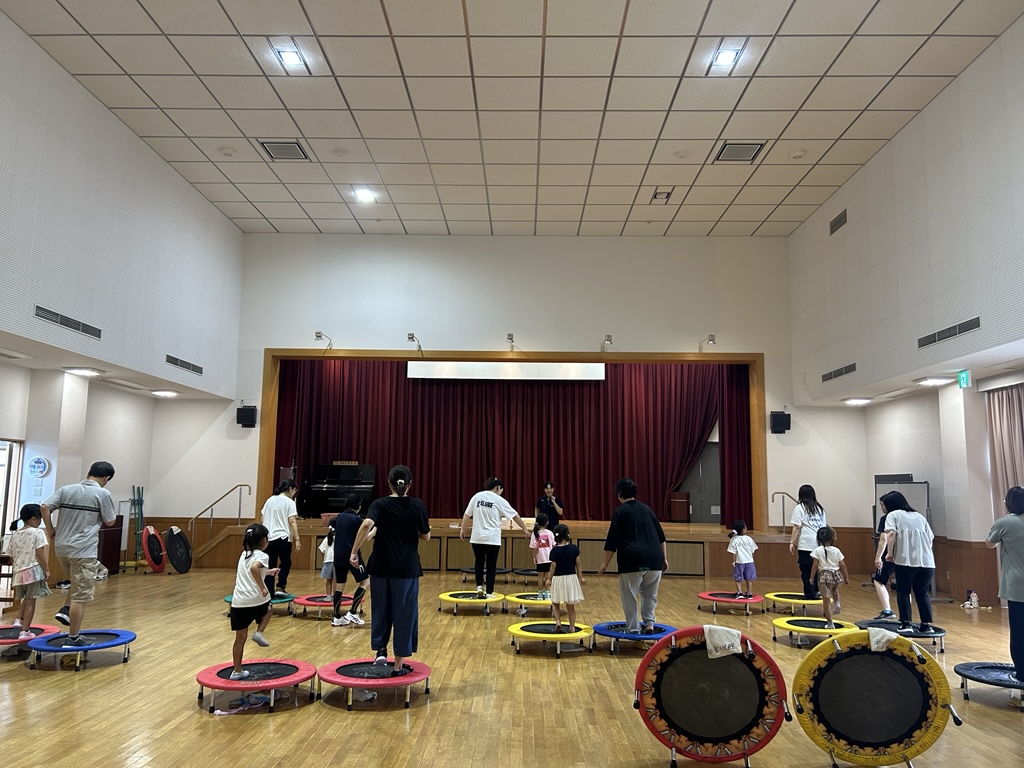 《スポーツ教室》ファミリートランポin六合